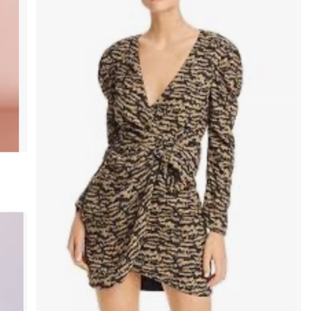 Bardot Tracy Puff Sleeve Dress